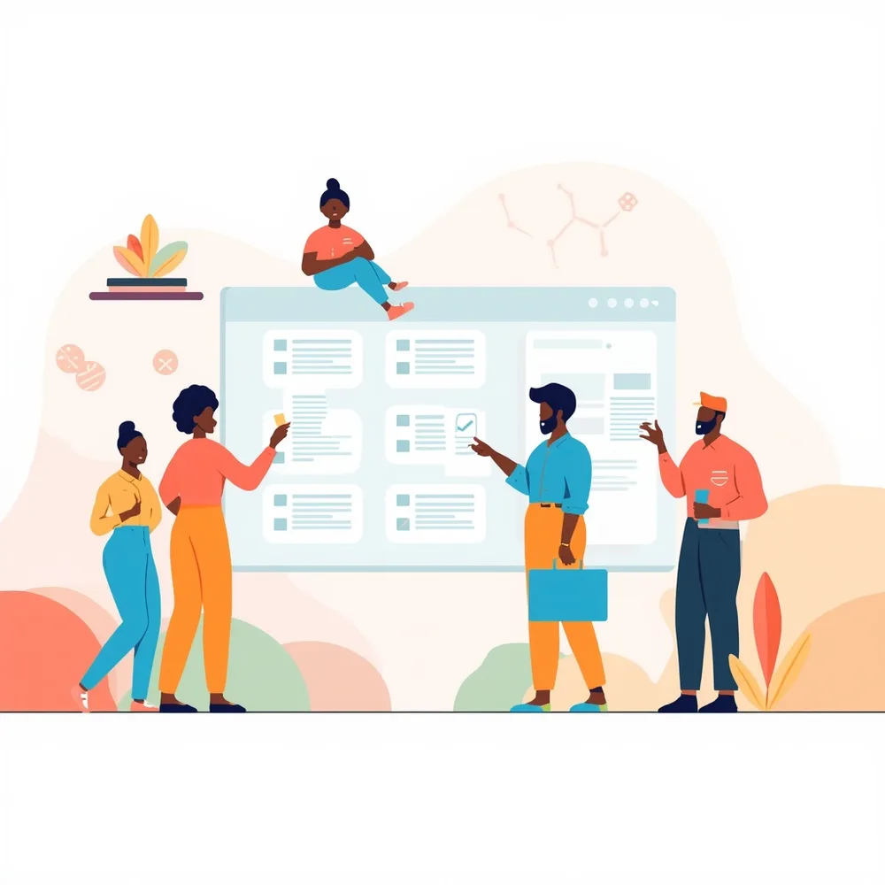 Focal Point — Workflow & Tasks illustration